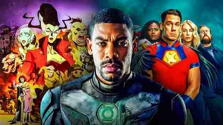 Creature Commandos poster, John Stewart Green Lantern, Peacemaker.