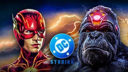 The Flash and Gorilla Grodd flanking the DC Studios logo.
