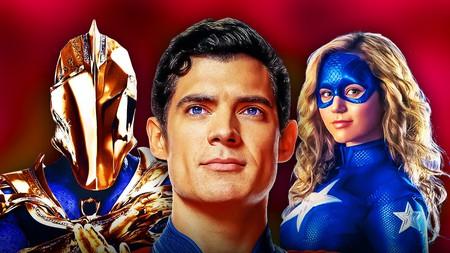 Superman with Justice Society Stargirl and Doctor Fate