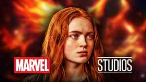 Sadie Sink's Jean Grey, Marvel Studios logo.