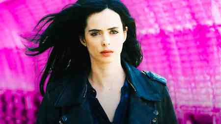 Jessica Jones, Pink background.