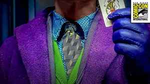 Close up of Joker's costume