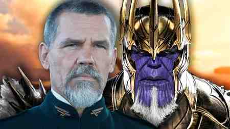Josh Brolin; Thanos with a white beard