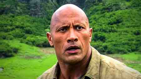 Dwayne Johnson in Jumanji movie