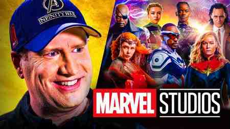 Kevin Feige, MCU characters, Marvel Studios logo.