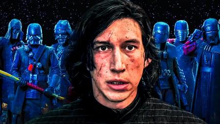 Kylo Ren in front of Knights of Ren