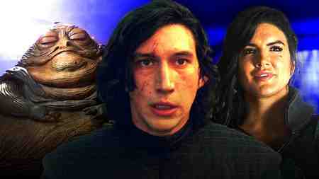 Star Wars Jabba the Hutt Kylo Ren and Cara Dune