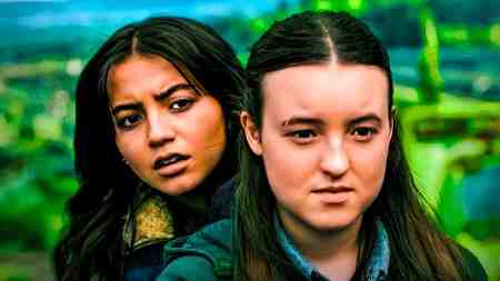 Dina and Ellie in HBO's The Last of Us show