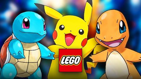 Squirtle, Pikachu, Charmander LEGO