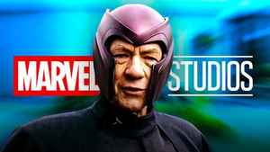 Ian McKellen Magneto, Marvel Studios logo.