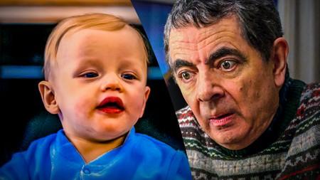 Man Vs Baby Netflix Rowan Atkinson and baby