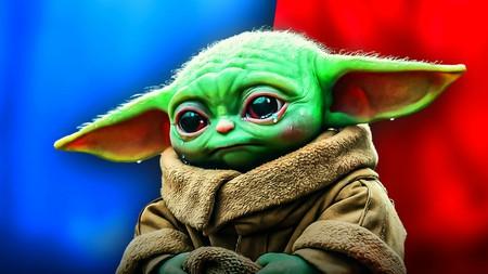 Grogu up close from The Mandalorian