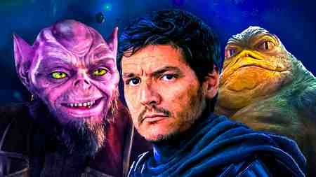 Zeb in live-action Star Wars, The Mandalorian's Din Djarin, Rotta the Hutt