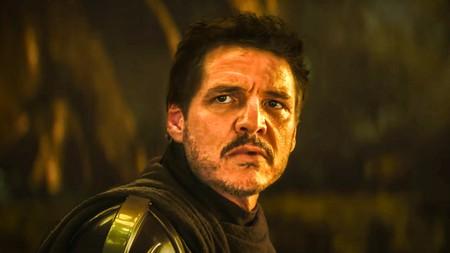 Din Djarin, played by Pedro Pascal, in The Mandalorian and Grogu movie
