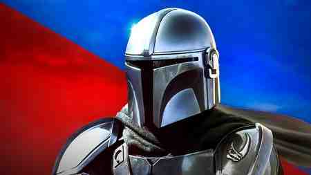 The Mandalorian Din Djarin with helmet on