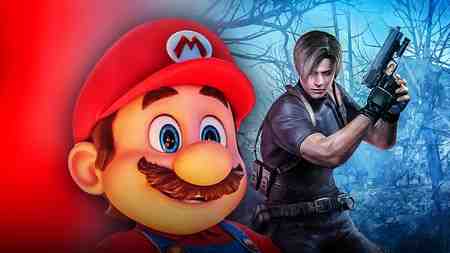 Mario and Leon from Resident Evil.