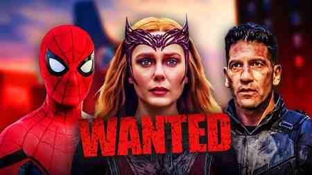 Spider-Man, Scarlet Witch, Punisher, Wanted.