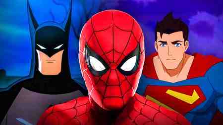 Marvel DC animated shows Batman, Spider-Man, Superman