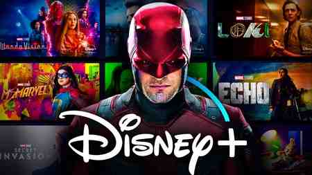Daredevil, Disney Plus logo, Marvel Studios series