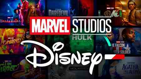 Marvel Studios and Disney+ logos