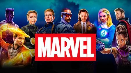 Marvel Logo, main superheroes