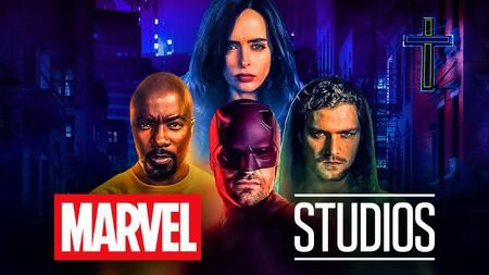 Marvel Netflix superheroes from Defenders, Marvel Studios logo