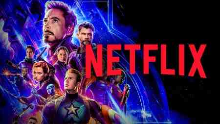 Marvel MCU Avengers, Netflix logo