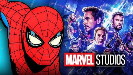 Spider-Man animated, Endgame Marvel Studios Poster.