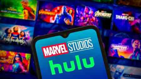 Marvel Studios and Hulu app screen
