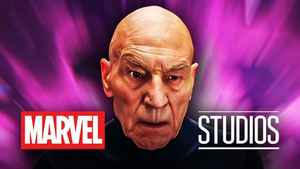 Prof X In Multiverse of Madness, Marvel Studios Logo.