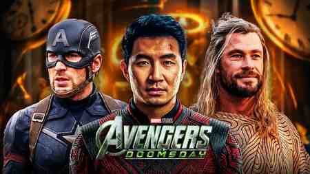 Steve Rogers, Simu Liu, Thor, Avengers: Doomsday logo.