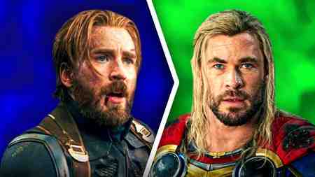Chris Evans' Captain America, Chris Hemsworth's Thor