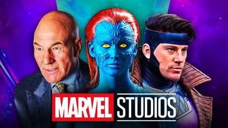 Marvel Studios Mutants Professor X, Mystique, Gambit, logo