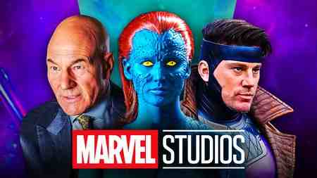 Marvel Studios Mutants Professor X, Mystique, Gambit, logo