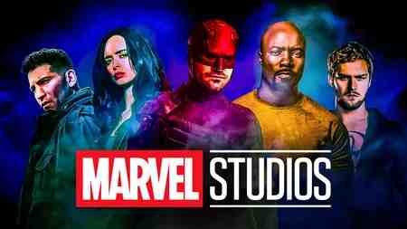 Marvel Studios Netflix heroes, logo