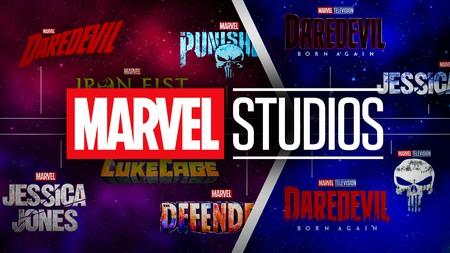 Marvel Studios and MCU Netflix logos on release slate