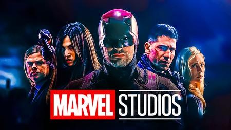 Foggy, Elektra, Daredevil, Punisher, Karen, Marvel Studios logo