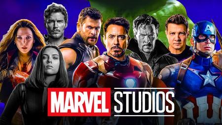 Marvel Studios main Avengers Scarlet Witch, Black Widow, Star-Lord, Thor, Tony Stark, Hawkeye