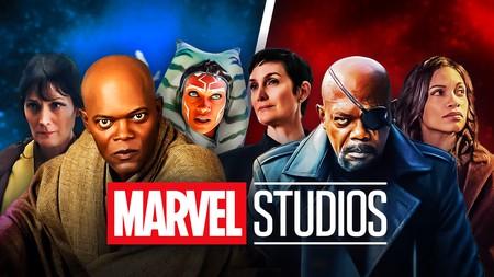 Master Indara, Mace Windu, Ahsoka, Jeri Hogarth, Nick Fury, Claire Temple, Marvel Studios logo