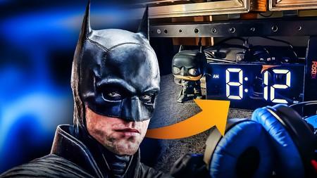 Robert Pattinson's Batman with 8:12 clock Matt Reeves social post.