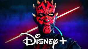 Darth Maul in Maul: Shadow Lord, Disney Plus logo