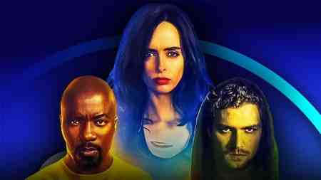 MCU Defenders characters Luke Cage, Jessica Jones, Iron Fist