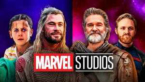 Hemsworth Family, Russell Family, Marvel Studios Logo.
