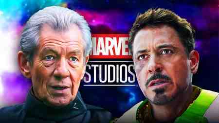 Ian McKellen as Magneto, Marvel Studios logo, Robert Downey Jr. as Iron Man