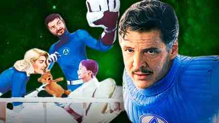 Pedro Pascal's Reed Richards and Fantastic Four concept art of child in bed.