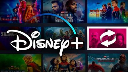Disney Plus logo, Marvel movie and show poster tiles