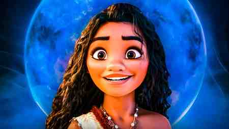 Moana in animation