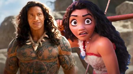 Dwayne Johnson as Maui, Moana animated version.