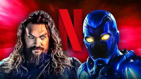 Aquaman, Blue Beetle, Netflix Logo