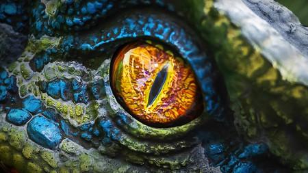 Dinosaur eye from Jurassic World